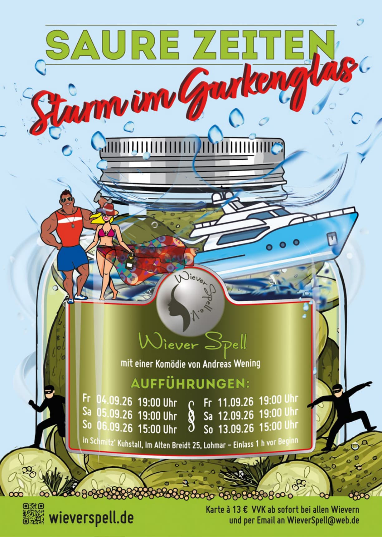 Saure Zeiten – Sturm im Gurkenglas · WieverSpell 2026